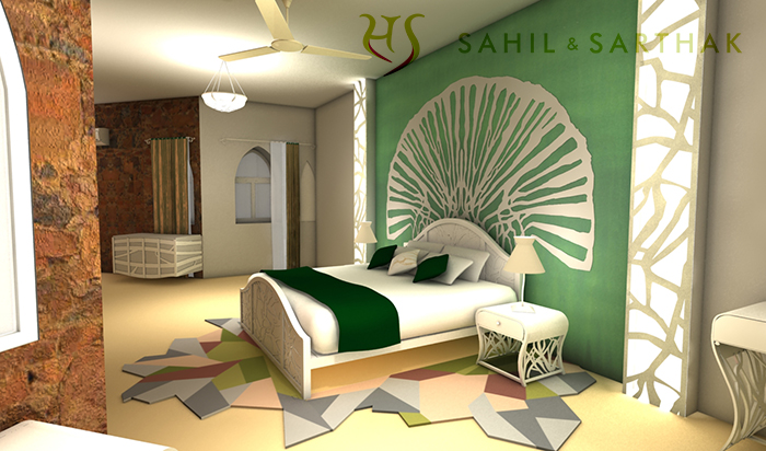 Root Room Afsan Health Resort Interior Design by Sahil & Sarthak 1